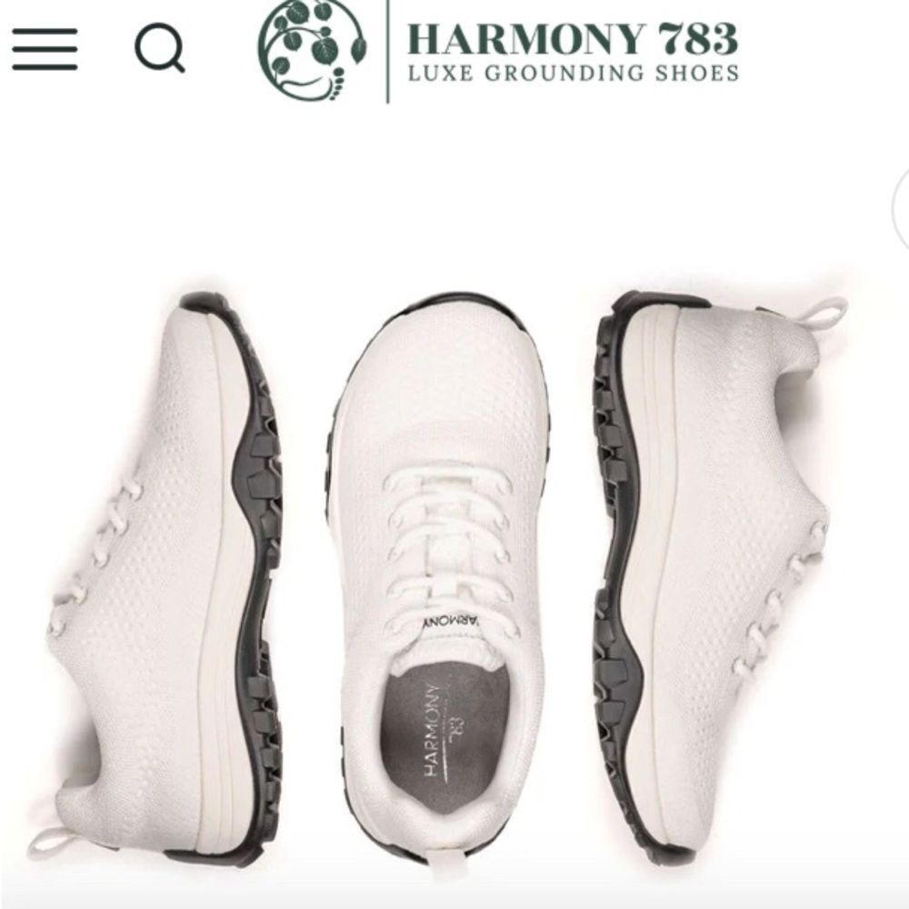 Harmony 783 White Textured Sneakers Unisex M/12M W13.5